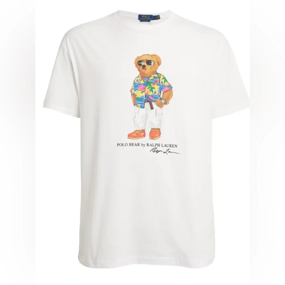 Mens POLO RALPH LAUREN POLO BEAR JERSEY T-SHIRT